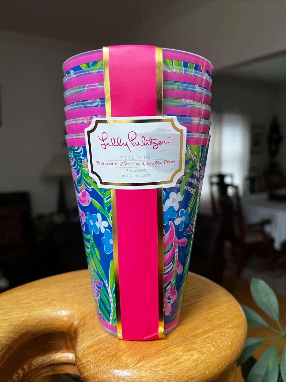 Lilly Pulitzer Set of 6 Pool Cups